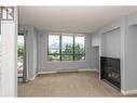 604 55 Alexander Street, Vancouver, BC  - Indoor With Fireplace 