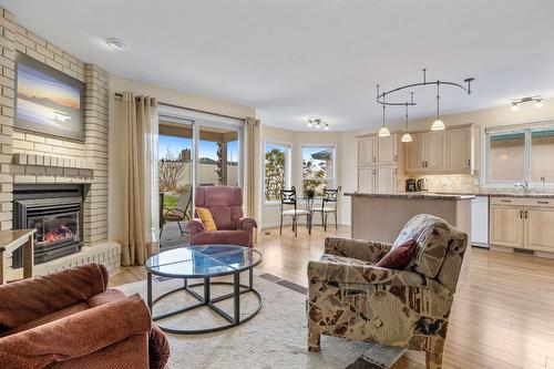 168-2330 Butt Road, Westbank, BC - Indoor Photo Showing Living Room With Fireplace