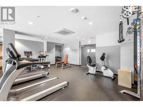 1502 9080 University Crescent, Burnaby, BC - Indoor Photo Showing Gym Room