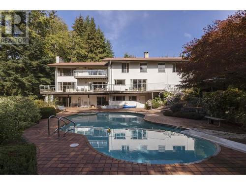 860 Fairmile Road, West Vancouver, BC - Outdoor With In Ground Pool