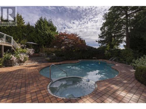 860 Fairmile Road, West Vancouver, BC - Outdoor With In Ground Pool With Backyard