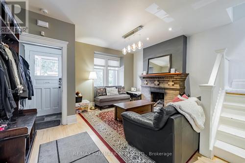 136 Monarch Park Avenue, Toronto, ON - Indoor With Fireplace