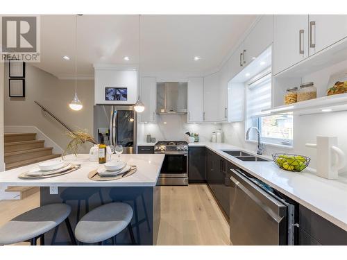 6524 Angus Drive, Vancouver, BC - Indoor Photo Showing Kitchen With Double Sink With Upgraded Kitchen