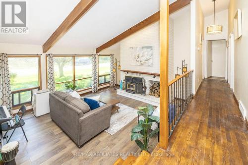 2483 Fairmile Road, Ottawa, ON - Indoor Photo Showing Living Room With Fireplace