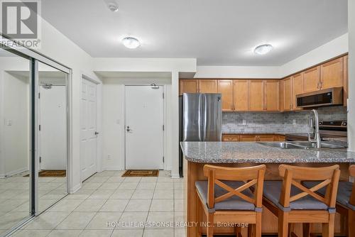 124 - 10 Mendelssohn Street, Toronto, ON - Indoor Photo Showing Kitchen With Double Sink