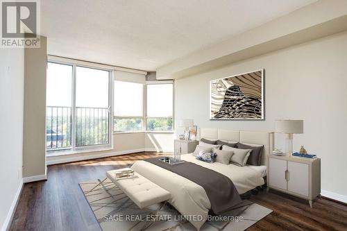 807 - 1 Aberfoyle Crescent, Toronto, ON - Indoor Photo Showing Bedroom