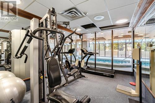 1404 - 1360 Rathburn Road E, Mississauga, ON - Indoor Photo Showing Gym Room