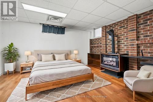 10 Kortright Road E, Guelph (Village), ON - Indoor Photo Showing Bedroom With Fireplace