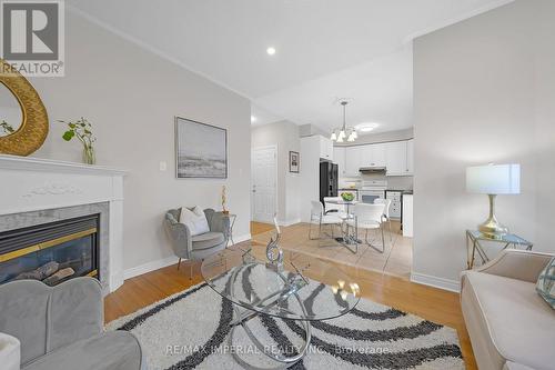 58 St Damian Avenue, Vaughan, ON - Indoor Photo Showing Living Room With Fireplace