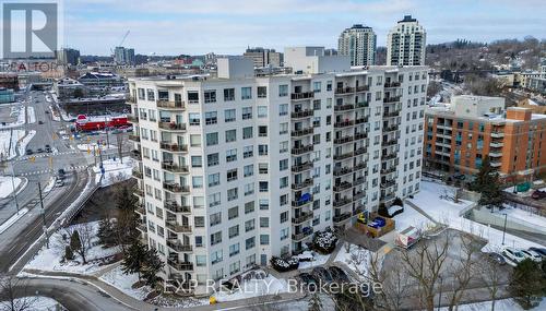 901 - 60 Wyndham Street S, Guelph, ON - Outdoor With Balcony With Facade