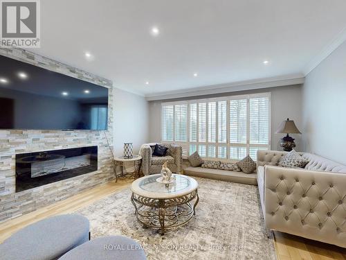 9 Fairchild Avenue, Toronto, ON - Indoor Photo Showing Living Room With Fireplace