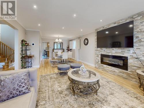 9 Fairchild Avenue, Toronto, ON - Indoor Photo Showing Living Room With Fireplace