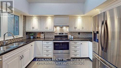 98 Rathburn Road, Toronto, ON - Indoor Photo Showing Kitchen With Double Sink