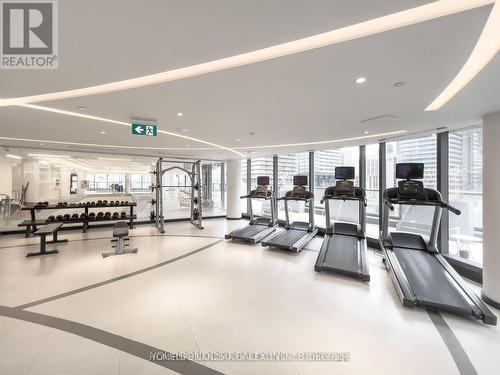 4213 - 11 Wellesley Street W, Toronto, ON - Indoor Photo Showing Gym Room