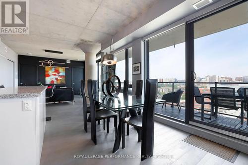 1207 - 203 Catherine Street, Ottawa, ON - Indoor Photo Showing Dining Room