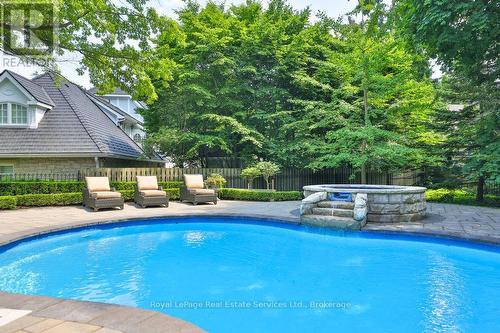 24 Raymar Place, Oakville (Old Oakville), ON - Outdoor With In Ground Pool With Backyard