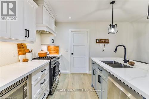 35 Hare Street, Norfolk, ON - Indoor Photo Showing Kitchen With Double Sink With Upgraded Kitchen