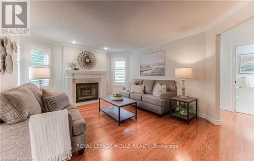 2 - 410 Craigleith Drive, Waterloo, ON - Indoor Photo Showing Living Room With Fireplace