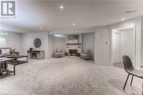 2 - 410 Craigleith Drive, Waterloo, ON - Indoor With Fireplace