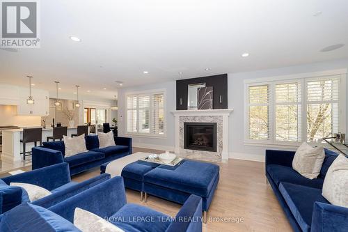 284 Ridgeside Farm Drive, Ottawa, ON - Indoor Photo Showing Living Room With Fireplace