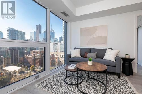 2307 - 82 Dalhousie Street, Toronto, ON - Indoor Photo Showing Living Room