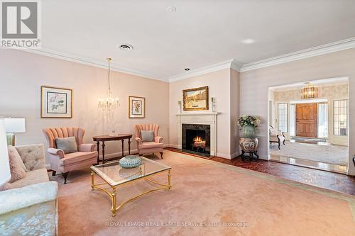 70 Leggett Avenue, Toronto, ON - Indoor Photo Showing Living Room With Fireplace