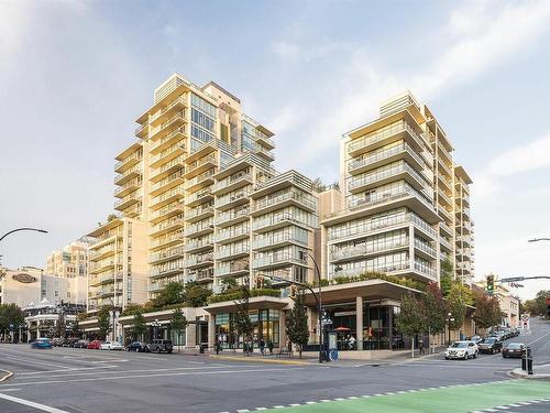 302-708 Burdett Ave, Victoria, BC - Outdoor With Balcony With Facade