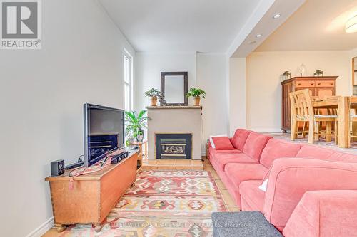 9 - 24 Reid Drive, Mississauga, ON - Indoor Photo Showing Living Room With Fireplace