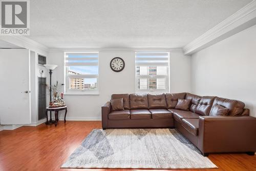 1112 - 4 Lisa Street, Brampton, ON - Indoor Photo Showing Living Room