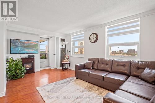 1112 - 4 Lisa Street, Brampton, ON - Indoor Photo Showing Living Room