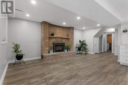 203 Lichen Crescent, Oshawa (Mclaughlin), ON - Indoor With Fireplace