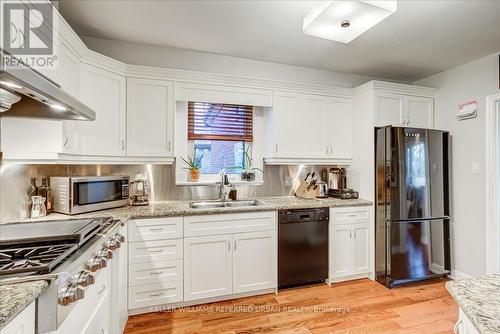 284 Burnett Avenue, Toronto, ON - Indoor Photo Showing Kitchen With Double Sink