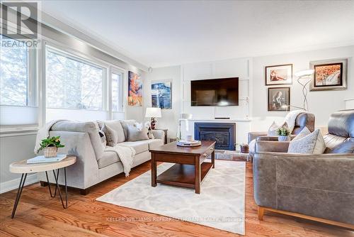 284 Burnett Avenue, Toronto, ON - Indoor Photo Showing Living Room With Fireplace