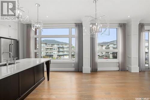 206 404 Cartwright Street, Saskatoon, SK - Indoor Photo Showing Kitchen With Upgraded Kitchen