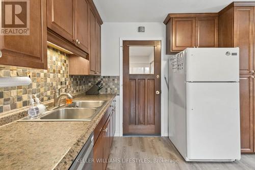 217 Linwood Street, London, ON - Indoor Photo Showing Kitchen With Double Sink