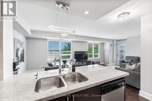 414 - 676 Sheppard Avenue E, Toronto, ON - Indoor Photo Showing Kitchen With Double Sink