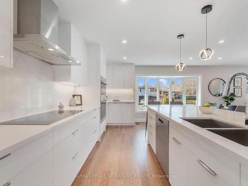 53 Wichey Rd, Toronto, ON - Indoor Photo Showing Kitchen With Double Sink With Upgraded Kitchen