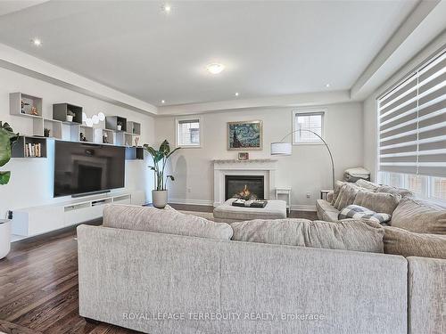 180 Klein Mills Rd, Vaughan, ON - Indoor Photo Showing Living Room With Fireplace