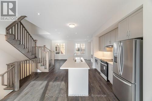 22 Folcroft Street, Brampton, ON - Indoor Photo Showing Kitchen With Stainless Steel Kitchen With Upgraded Kitchen