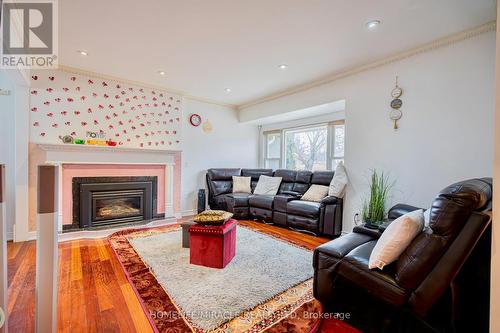 13 Foster Road, Mississauga, ON - Indoor Photo Showing Living Room With Fireplace