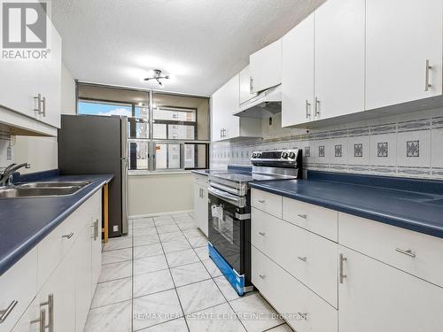 101 - 15 Kensington Road, Brampton, ON - Indoor Photo Showing Kitchen With Double Sink