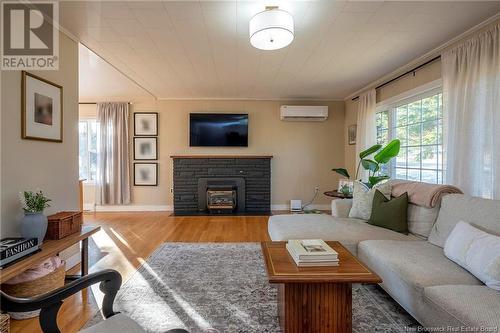 3124 Loch Lomond Road, Saint John, NB - Indoor Photo Showing Living Room With Fireplace