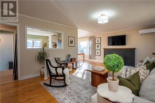 3124 Loch Lomond Road, Saint John, NB - Indoor Photo Showing Living Room With Fireplace