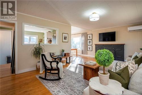 3124 Loch Lomond Road, Saint John, NB - Indoor Photo Showing Living Room With Fireplace