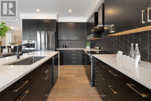 757 Gamble Drive, Russell, ON - Indoor Photo Showing Kitchen With Stainless Steel Kitchen With Upgraded Kitchen