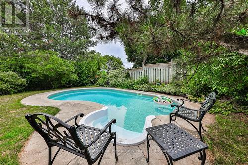 1260 Old Bridle Path, Oakville (1007 - Ga Glen Abbey), ON - Outdoor With In Ground Pool With Deck Patio Veranda With Backyard