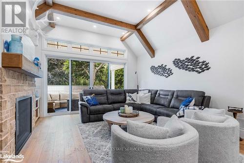 53 Niagara Street, Collingwood, ON - Indoor Photo Showing Living Room With Fireplace