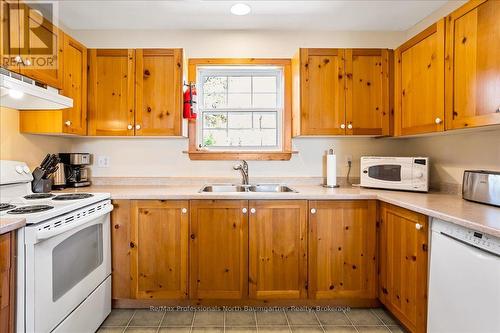 D - 1033 Carnegie Lane, Dysart Et Al, ON - Indoor Photo Showing Kitchen With Double Sink