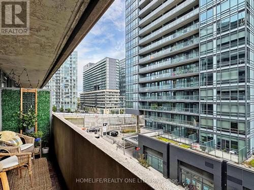 510 - 20 Joe Shuster Way, Toronto, ON - Outdoor With Balcony