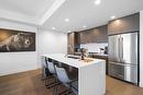 401-1191 Sunset Drive, Kelowna, BC  - Indoor Photo Showing Kitchen With Double Sink With Upgraded Kitchen 